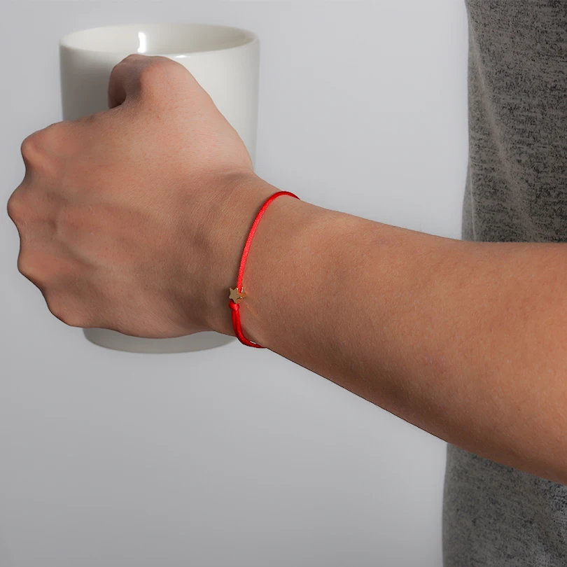 Браслет дружбы VEKNO с золотом ярким сердцем женский браслет ручной работы