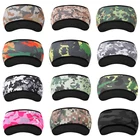 Флисовые наушники камуфляжная Теплая повязка на голову для верховой езды катания на лыжах рыбалки бега ветрозащитная повязка для волос обогреватель для ушей спортивная повязка на голову Мужская Уличная