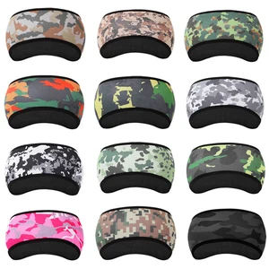 Флисовые наушники камуфляжная Теплая повязка на голову для верховой езды катания на лыжах рыбалки бега ветрозащитная повязка для волос обогреватель для ушей спортивная повязка на голову Мужская Уличная