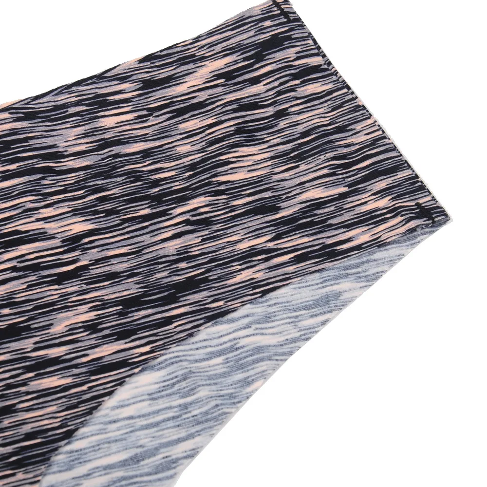 Бесшовные женские трусики из ледяного шелка в полоску окрашенной ткани|Женские