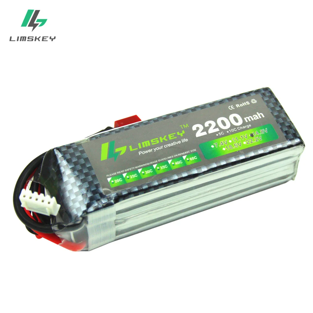 Limskey Power Lipo аккумулятор 14 8 в 2200 мач 25C Max 35C 4S для вертолета квадрокоптера RC