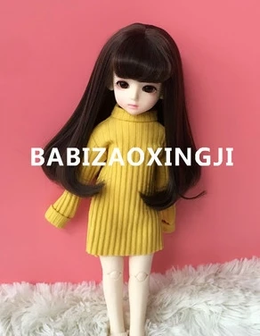1 шт. Blyth кукла длинный свитер Одежда для Blyth, Pullip, barbi, azone, Kurhn, FR 1/6 30 см куклы аксессуары 5 цветов - Цвет: yellow