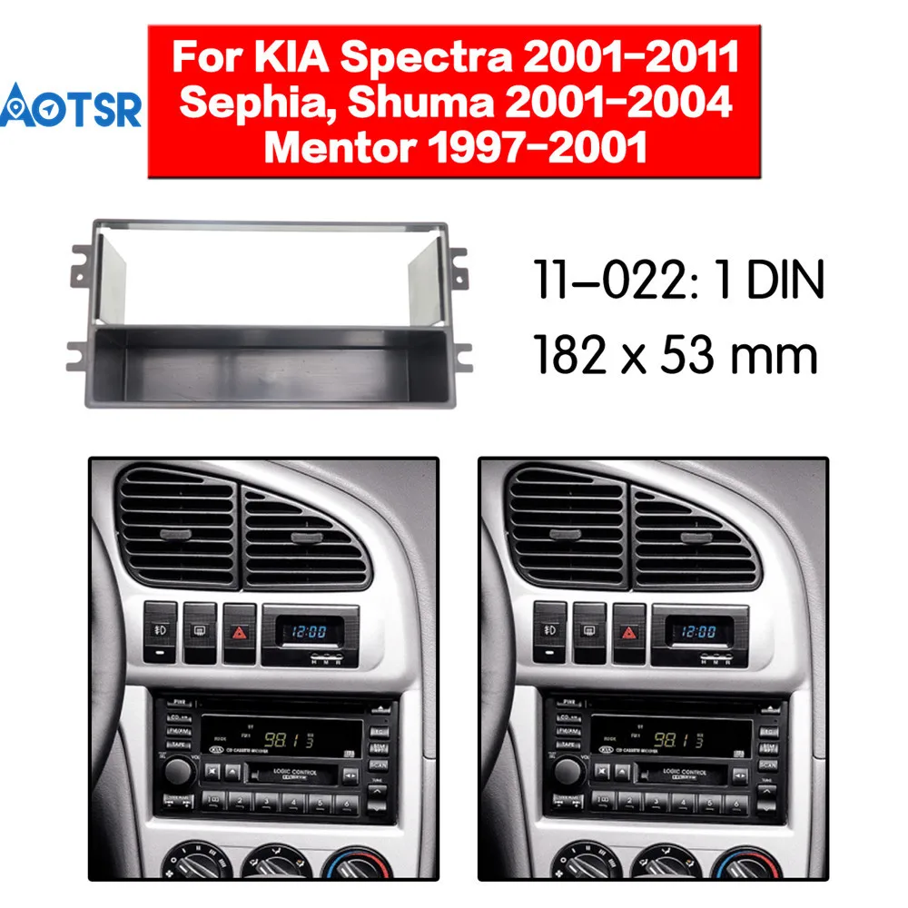 Комплект рамов для автомагнитолы KIA Spectra комплект 2001 2011 Sephia Shuma 2004 крепления на