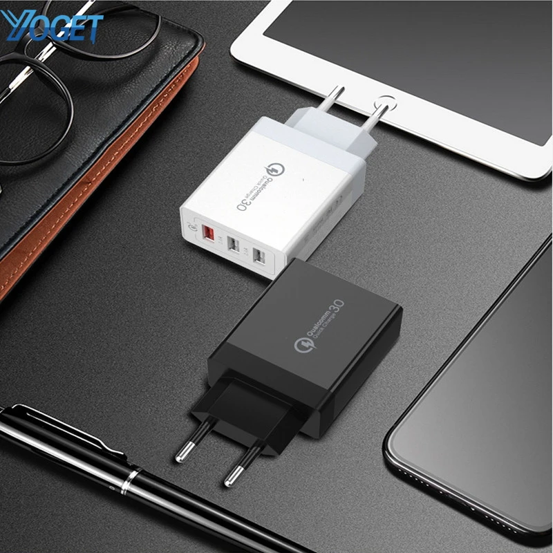 QC3.0 Быстрая зарядка быстрое зарядное устройство 3 0 USB ЕС США штекер для смартфона |