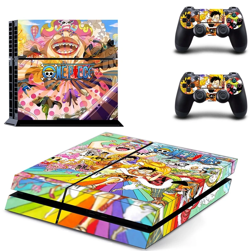 NO.6 HOMEREALLY наклейка s PS4 кожа классическое аниме одна штука 4 HD наклейка для playstation 4 консоль и контроллер кожи Ps4 аксессуар - Цвет: NO.6