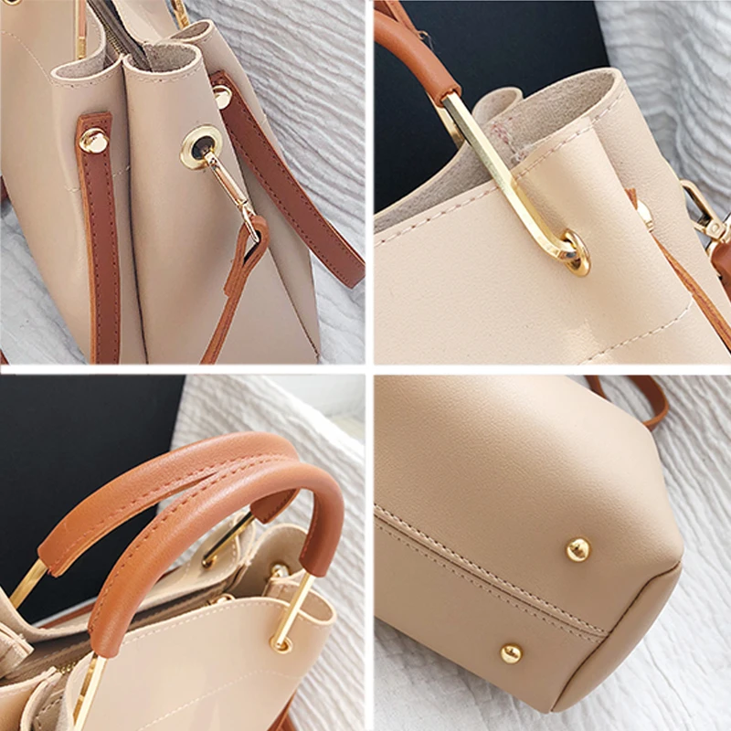 Сумка женская кожаная с заклепками|Сумки ручками| |