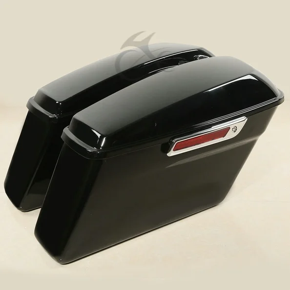 Жесткие седельные сумки для мотоцикла с защелками Harley Touring Models 2014 2020 Road King Street Electra