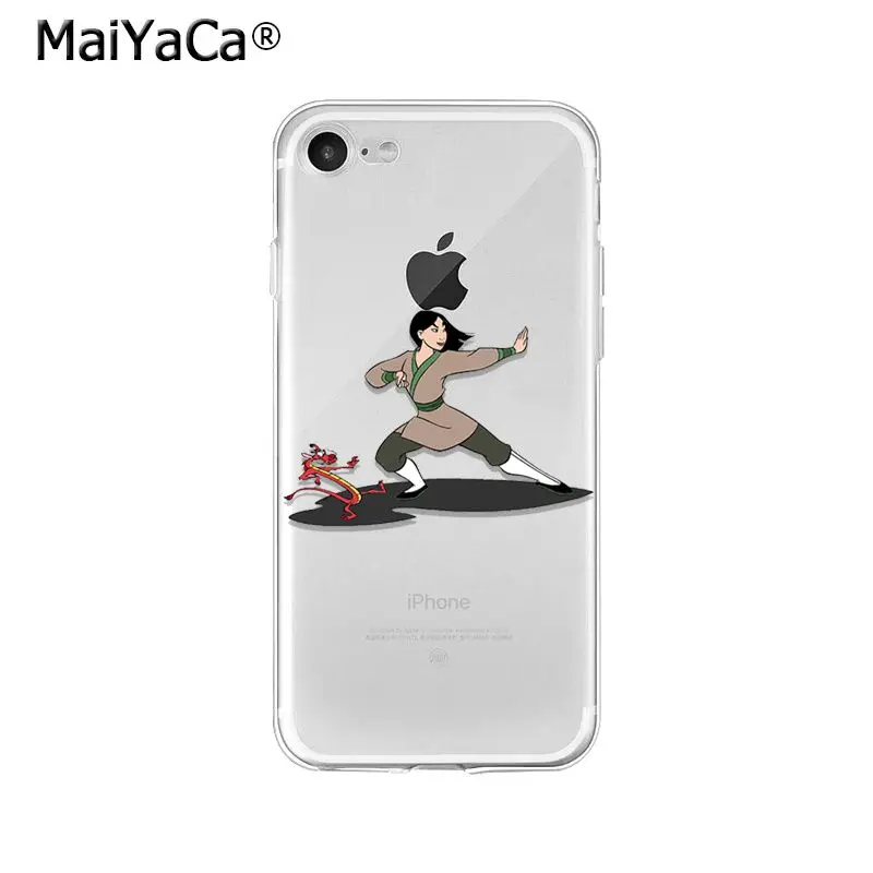 MaiYaCa мультфильм Мулан ТПУ мягкий высококачественный чехол для телефона для iPhone 6S 6plus 7plus 8 8Plus X Xs MAX 5 5S XR