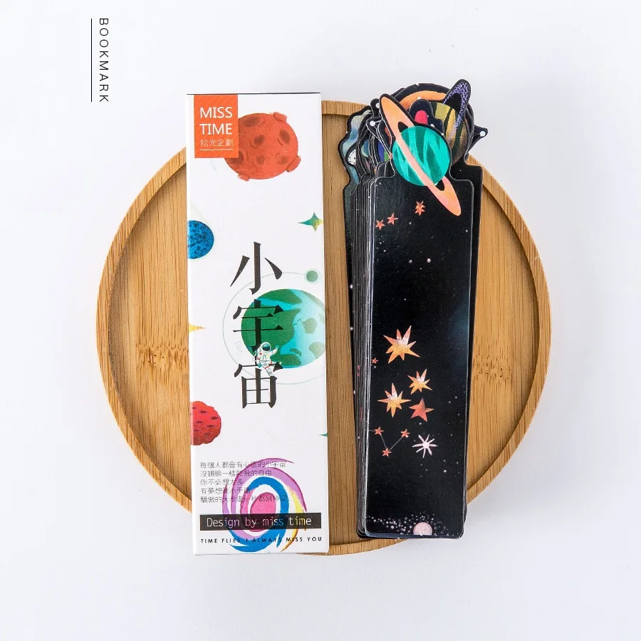 10 компл./лот Galaxy bookmarks планета Космическая Звезда держатель для книги