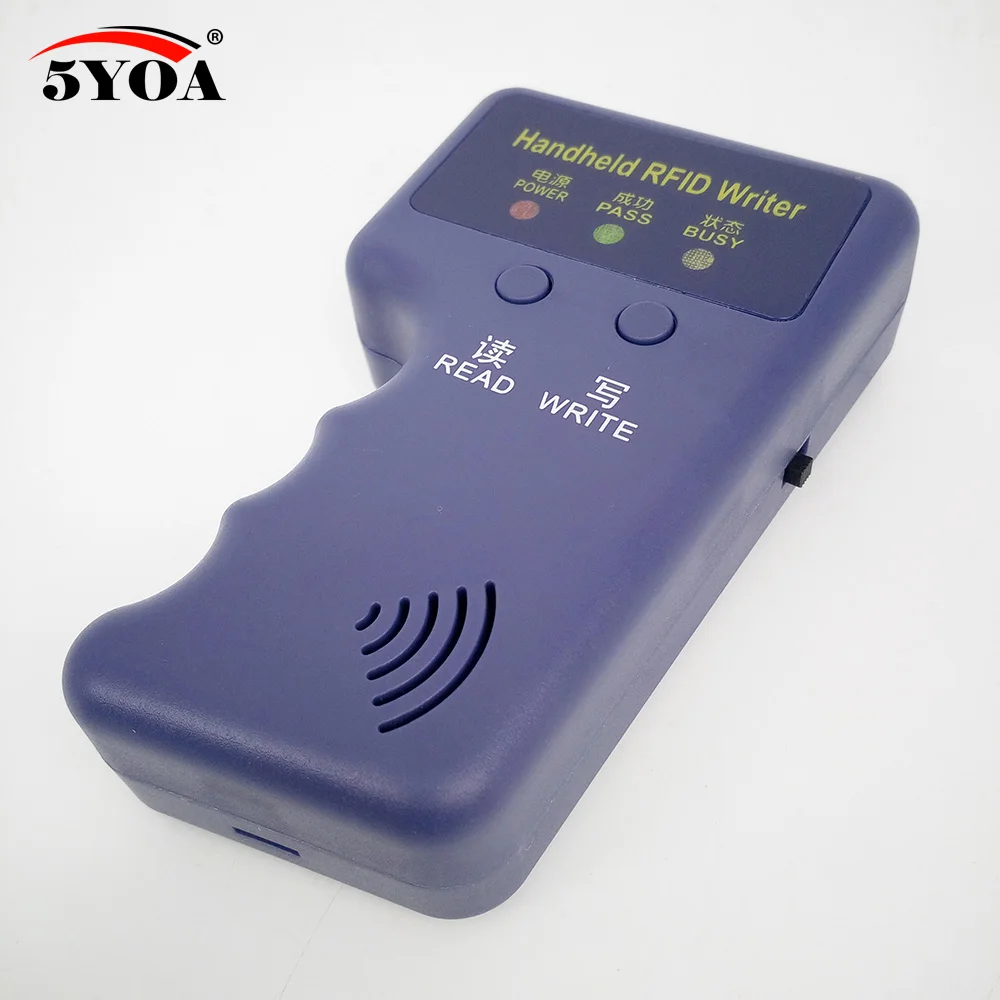 Ручной RFID Дубликатор EM4100 125 кГц 10 перезаписываемых ID брелоков| |