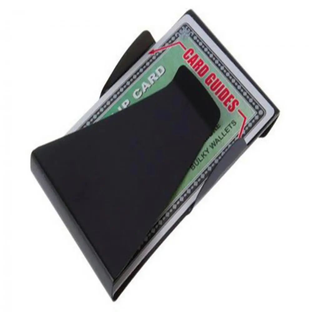 

2020 ISKYBOB Stainless Steel Slim Double Sided Men Women Money Clip Wallet Metal Credit Card Money Holder Bill Steel Clip Clamp