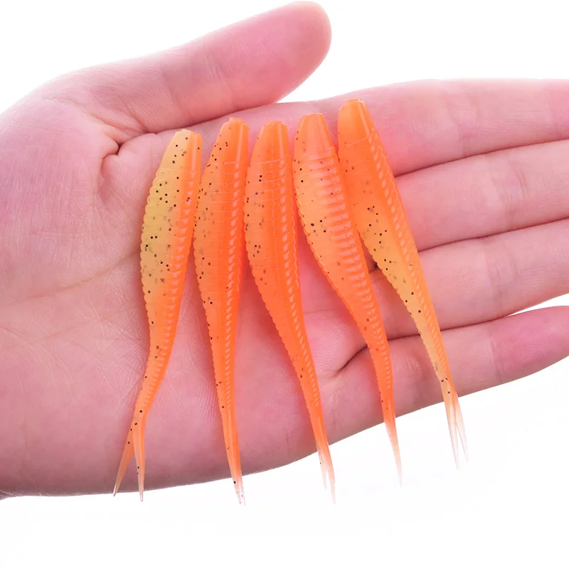 10 шт./лот Jig воблеры Мягкая приманка Shad Easy Shiner рыболовные приманки 70 мм 1,8 г искусственная Мягкая силиконовая приманка карп снасти для ловли окуня