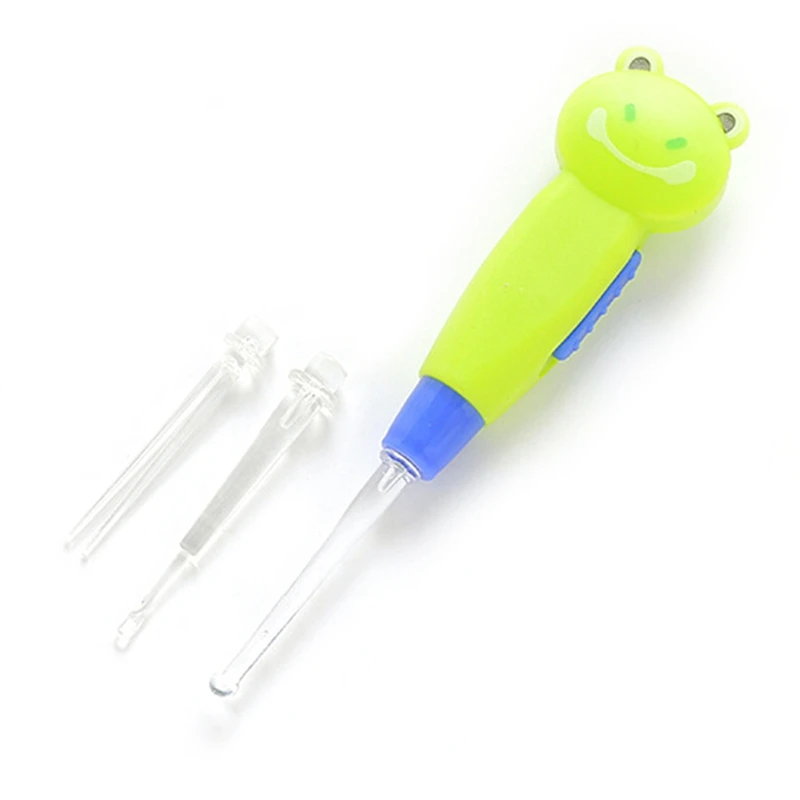 1 шт., уход за ребенком, Ушная ложка, светильник, чистка ушей ребенка, светильник, Ушная ложка, светящаяся ложка