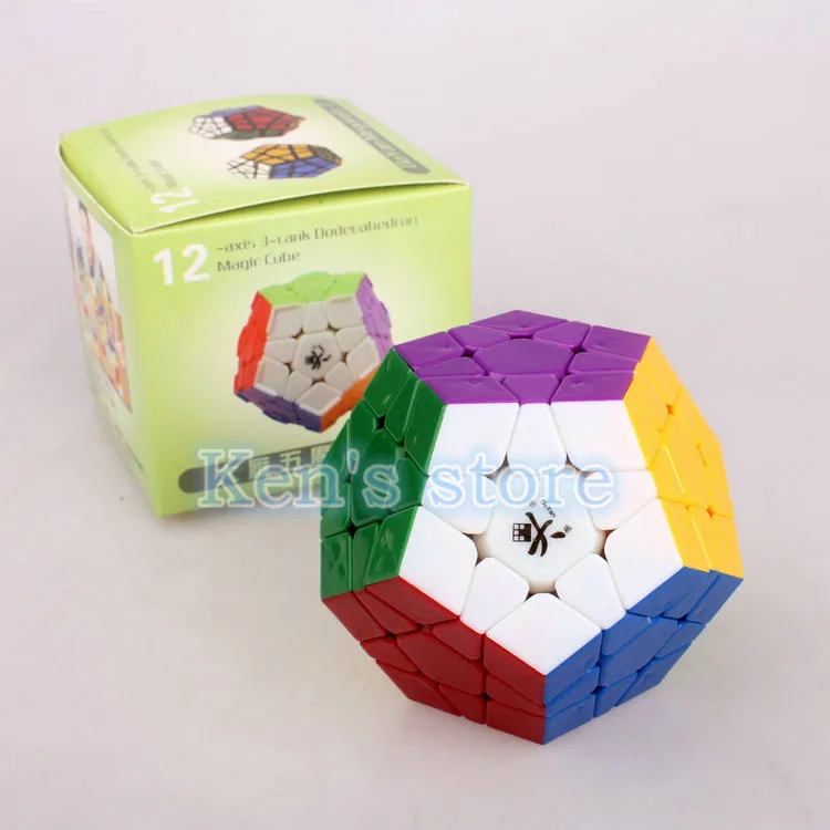 Кубик-головоломка DaYan Megaminx 1 12-осевой 3-ранговый Додекаэдр без наклеек скоростные
