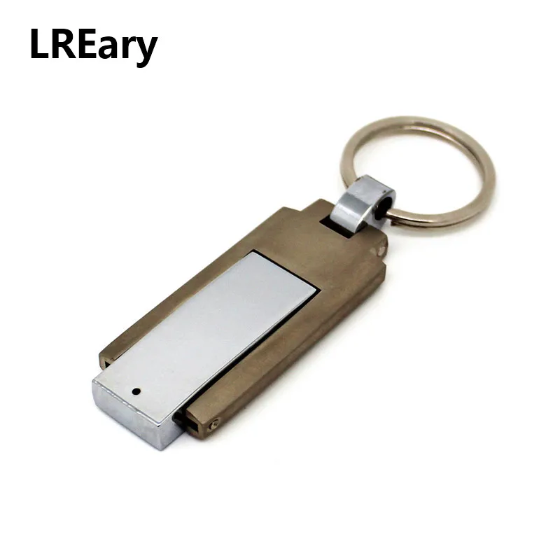 

Metal Silver key chain usb flash drive disk Rotation memory stick 16gb 32gb pendrive Pen drive 4gb 8gb mini computer gift