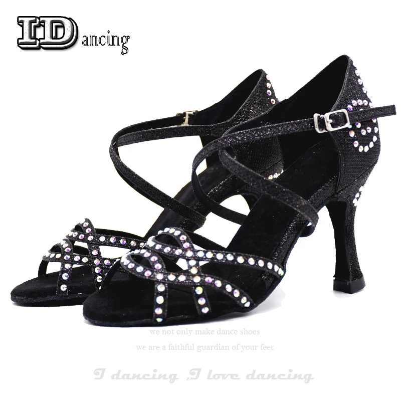 Современная танцевальная обувь бальные туфли для латинских танцев женская