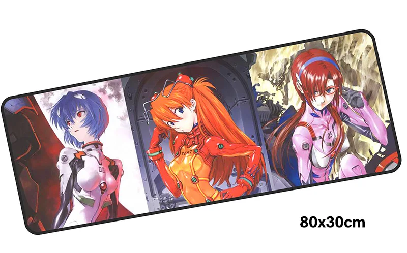Size 800x300X2MM Evangelion Коврик для мыши 800x300 мм милый компьютерный коврик для мыши геймер геймпад pc gamer EVA игровой коврик для мыши офисный коврик для мыши - Цвет: Size 800x300X2MM