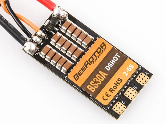 BeeRotor 30A ESC OneShot DSHOT BLHeli_S MultiShot 2 6S контроллер скорости BS30A|speed controller|30a escesc speed controller |