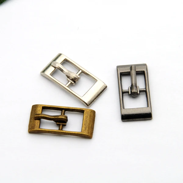 

100pcs/lot metal small 8mm shoe buckle pin alloy bag buckle silver/black/Bronze BK-040