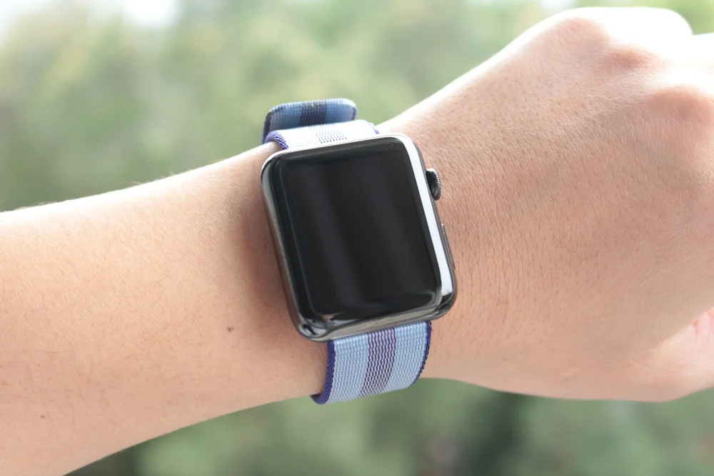 Ремешок URVOI для apple watch series 5 4 3 2 1 тканый нейлоновый ремешок для iWatch pride edition с классической пряжкой