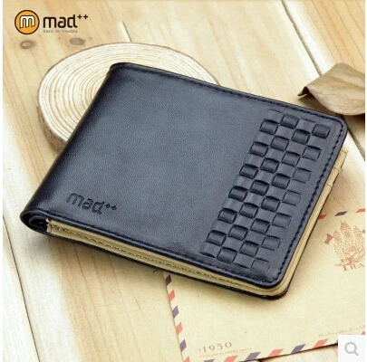 Творческий Двойные мужские и женские повседневные бумажник кошелек ручной