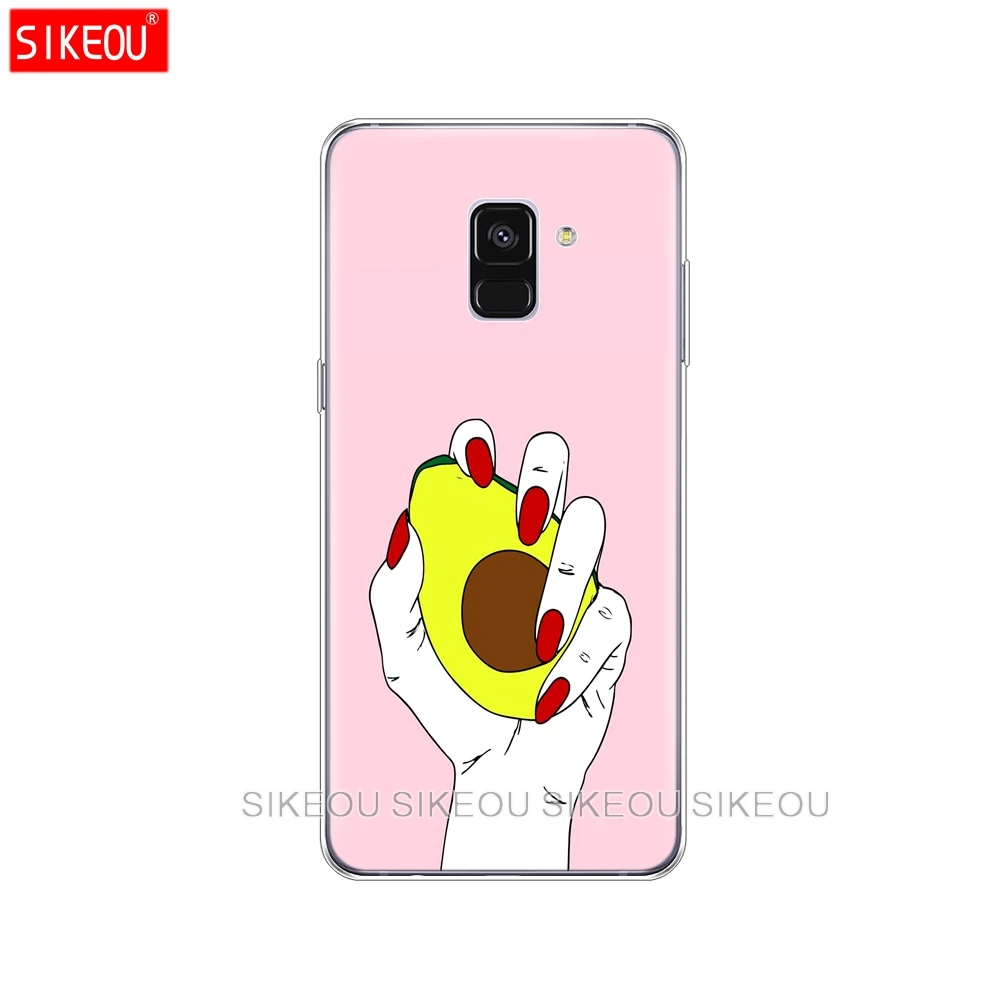 Силиконовый чехол для телефона Samsung Galaxy A8 2018 A3 A310 A5 A510 A7 2016 2017 Милая еда авокадо |