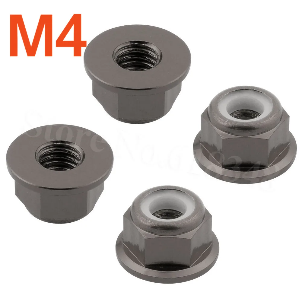 4 шт./лот HSP 102049 (02190) Алюминиевая нейлоновая гайка M4 4P 1/10 обновленные детали 4WD RC