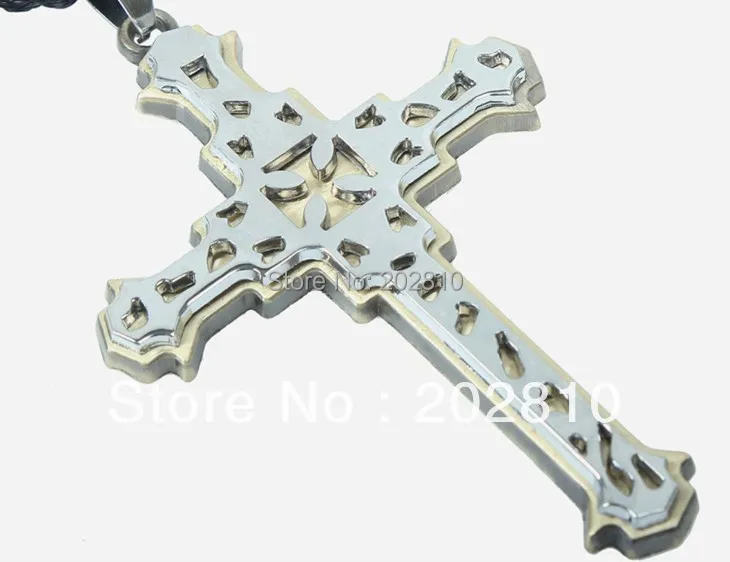 Лидер продаж ожерелье с Девой Марии крестом искусственным Христом Двухслойное