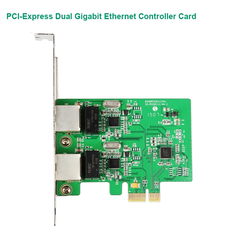 PCI Express на 2 гигабитных карты контроллера Ethernet RTL8111 чипы с низкопрофильным