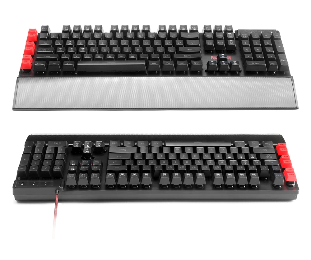 Redragon S102 USB игровая мембранная клавиатура Коврик для мыши комбо 104 стандартных клавиш 3000 dpi 7 кнопок набор мышей проводной компьютер PC игра