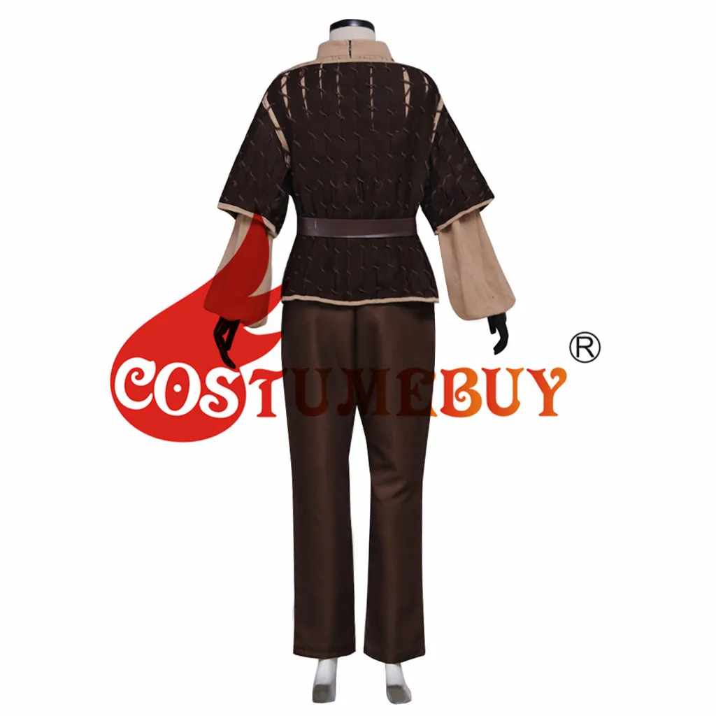CostumeBuy Игра престолов Ария Старк костюмы для косплея для девочек для взрослых в средневековом стиле Хэллоуин Карнавальный наряд костюм L920