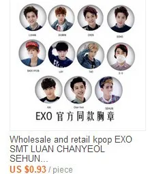 Youpop EXO EXO-K EXO-M EXODUS PLANET#2 альбом брошь K-POP значок аксессуары для одежды шляпа украшение для рюкзака HZ1576