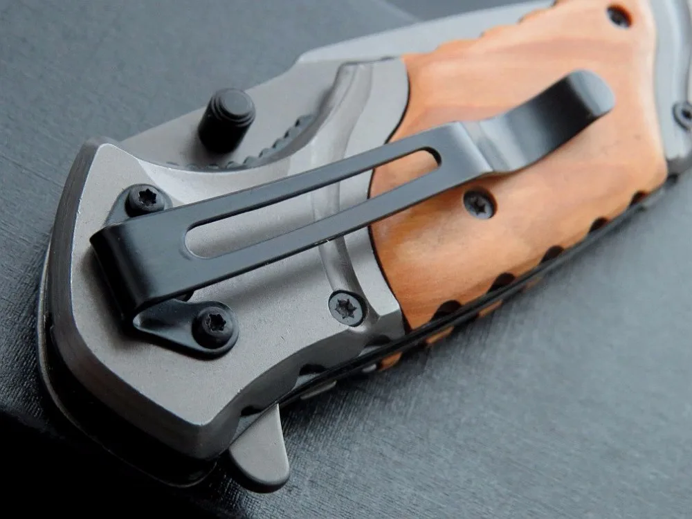 Тактический складной нож ZZSQ X49 резец из стали 440с с карманным металлическим