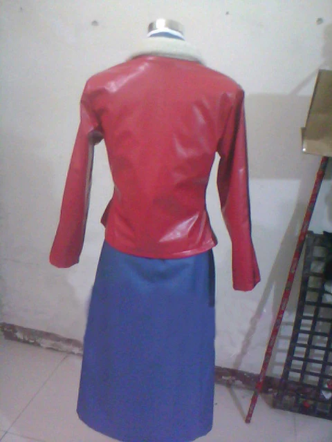 Ainme Cos Kyoukai Ryougi Shiki кожаное пальто косплей костюм школьная форма одежда обувь