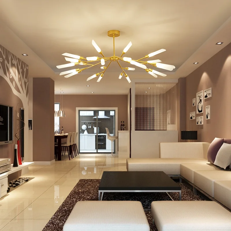 Люстра для гостиной в скандинавском стиле Современная креативная 18/24 головок G9