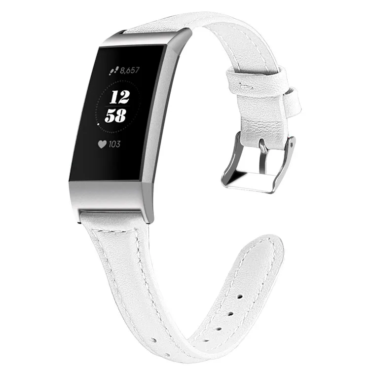 Новое поступление ремешок из натуральной кожи для часов Fitbit Charge 3 модные умные