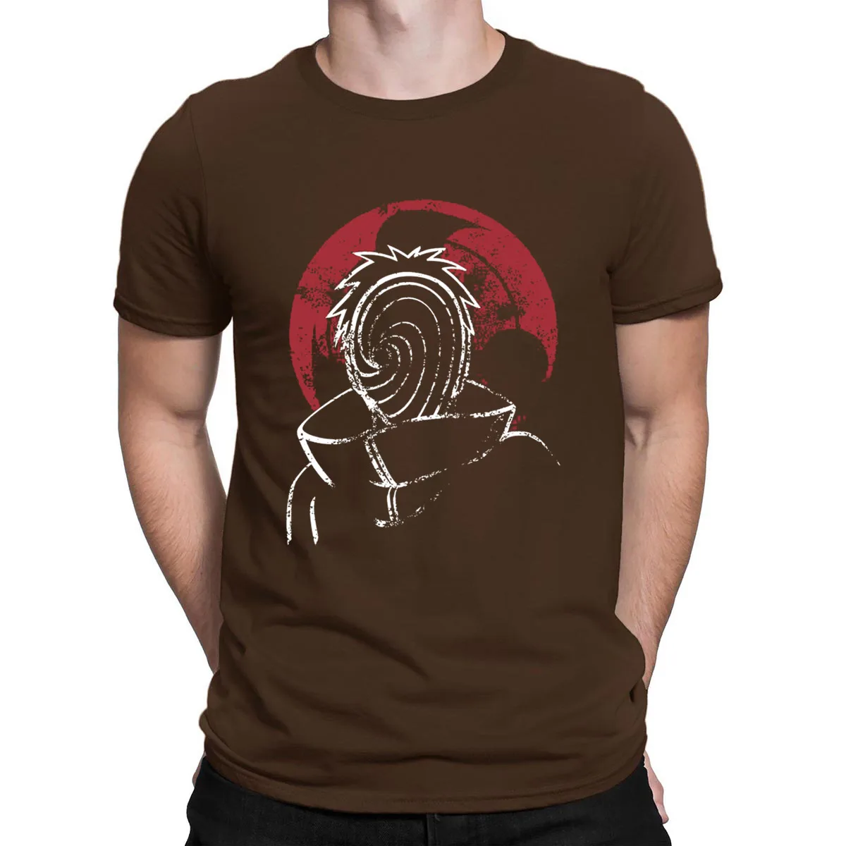 Akatsuki Tobi Дешевые Летние Стильные Веселые новые модные футболки для мужчин с