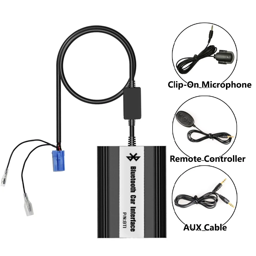 APPS2Car Bluetooth Hands Free адаптер автомобильный интегрированный USB AUX разъем интерфейс для
