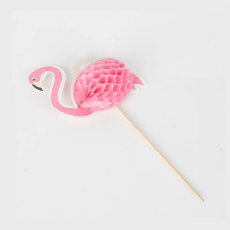 10 шт./лот Фламинго кекс Toppers DIY торты Topper Picks Pinapple Свадебные вечерние украшения для