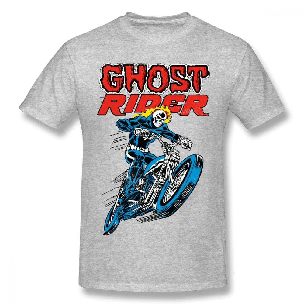 Ghost Rider футболка для мужчин плюс размер 5XL группа тройник | Мужская одежда