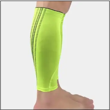 Green Calf Sleeves 1 шт., спортивные гетры для езды на велосипеде, компрессионные гетры, защита голени, защита для бега, гетры, футбольные леггинсы, рукава для голени - Цвет: Green Calf Sleeves