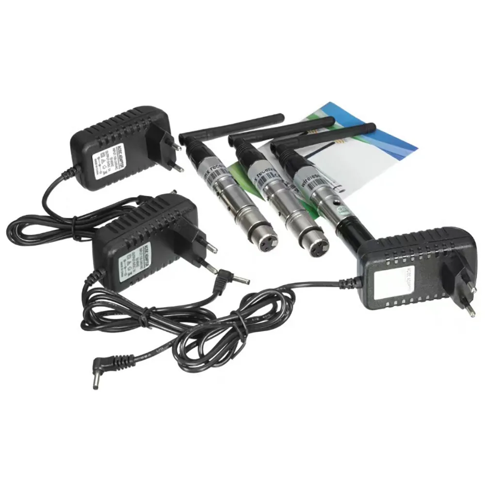 1000 м ультра дальний 2 4G Wifi ISM DMX512 беспроводной мужской приемник XLR передатчик GFSK