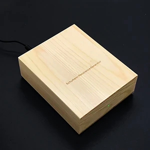 Wooden box version 1 шт 7,83 Гц резонансный ультра-низкочастотный импульсный генератор и HiFi аудио резонатор FM783 шуманн волновой генератор - Цвет: Wooden box version