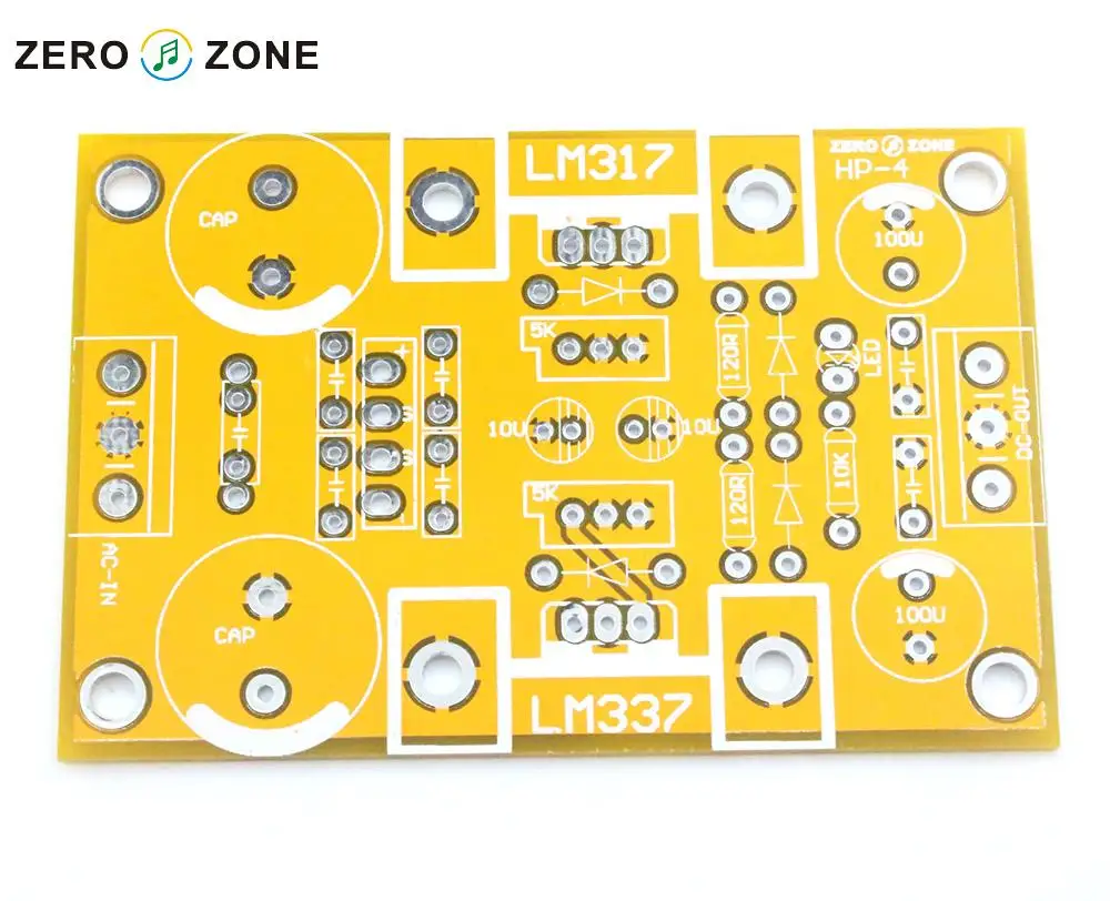 GZLOZONE ( LM317/LM337) регулируемый фильтр Регулятор питания PCB|lm317 lm337|pcb suppliespcb lm317 |