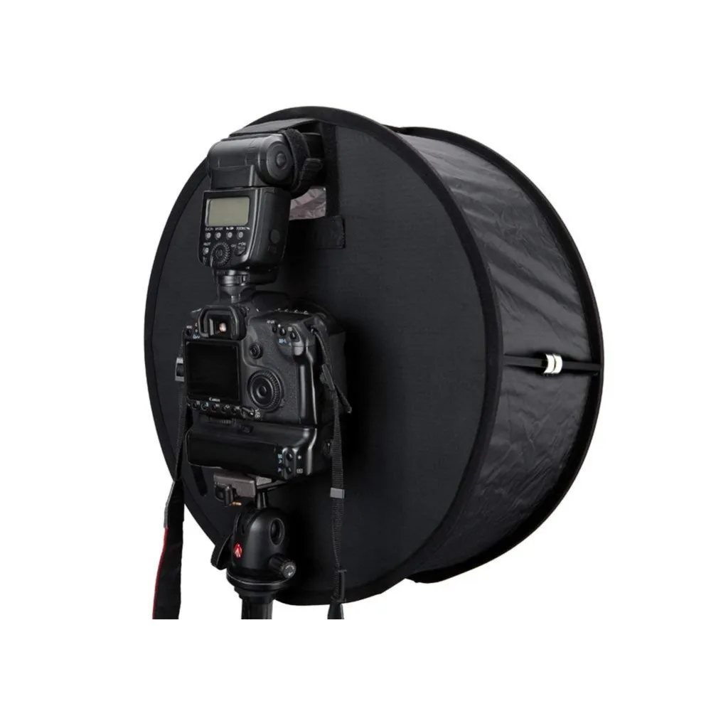 45 см 18 &quotлегко складывающееся кольцо Speedlite вспышка софтбокс рассеиватель