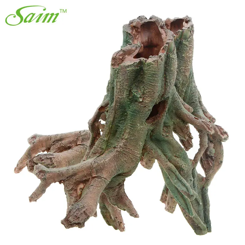Искусственное дерево для аквариума Saim искусственное украшение из смолы имитация