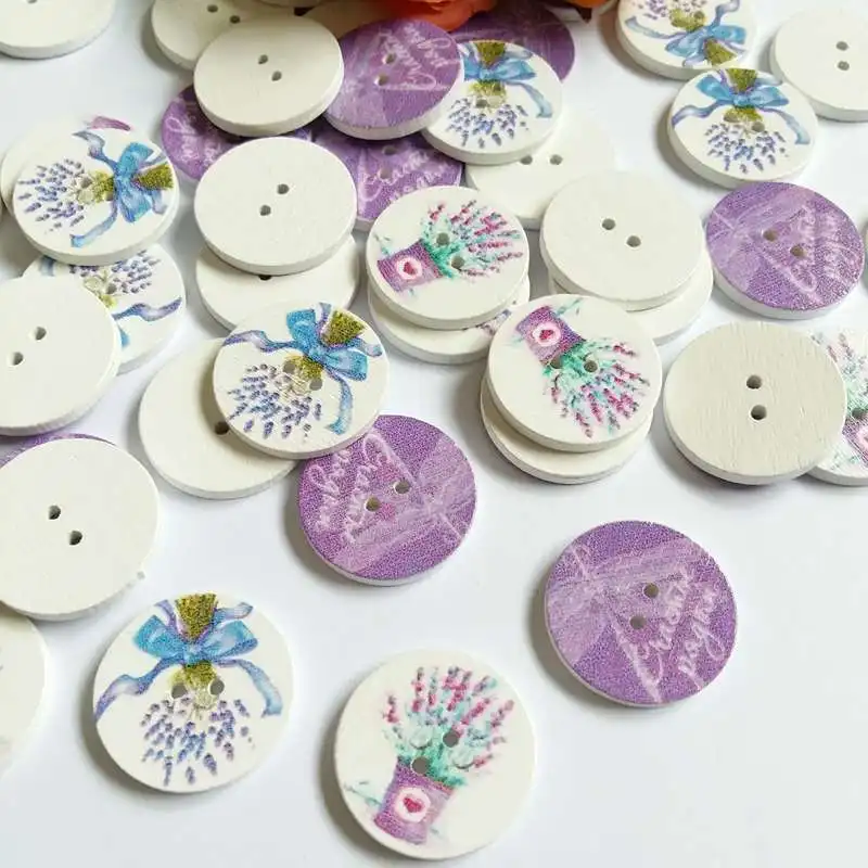 50 шт. деревянные пуговицы с 2 отверстиями 15/20/25 мм|wooden buttons|wooden button holesgarment accessories |