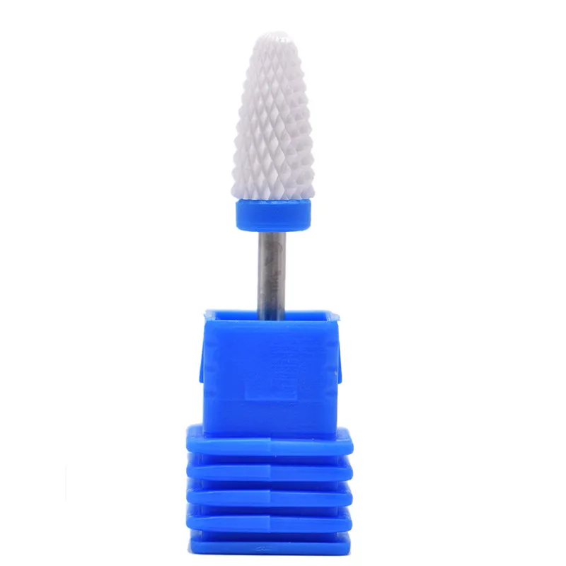 05 18 Type Ceramic Nail Drill Bits Manicure Machine Accessories Rotary Electric Nail Files polishing Manicure Cutter Nail Art Tools - Цвет: 05