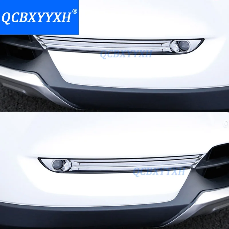 

Front Fog Lamp Sequins For Mazda 2th CX-5 2017 2018 ABS Chrome Trims Car Styling Fog Light Frame Strip Covers Auto Accessories