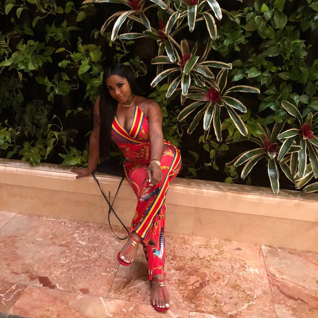 2018 Европейская и американская мода женская осенняя одежда глубокий v-образный